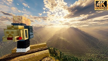 RTX 4080 vs Mount Everest map + Distant Horizons + Partrix + Mods | Minecraft