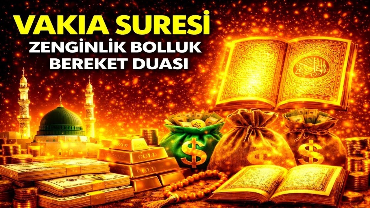Vakıa Suresi | Rızık, Bereket ve Zenginlik Duası - Bolluk Ayetleri