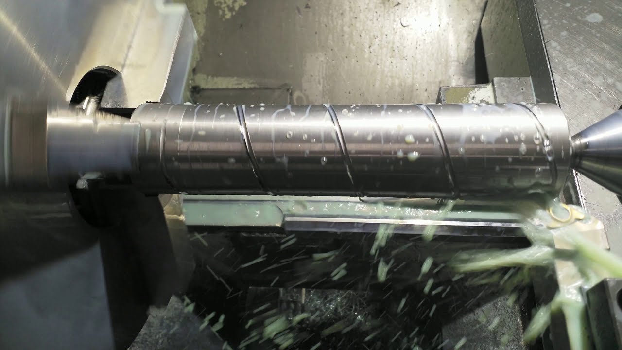 MAS CNC Lathe spiral lubrication groove YouTube