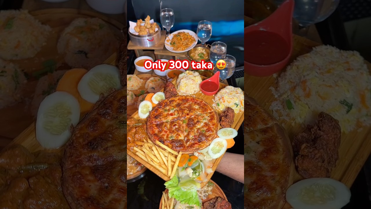 মাত্র ৩০০ টাকায় পিজ্জা সহ আরও ৬ ধরনের আইটে Mirpur best restaurant #food #foodie #eat #streetfood