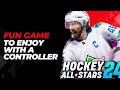 Fun game to play with a controller (Hockey All Stars 24 gameplay)