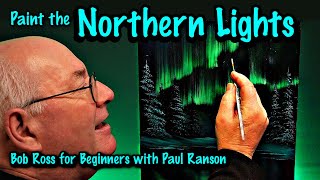 Creating Stunning Northern Lights Paintings: Bob Ross Style Oil painting for Beginners