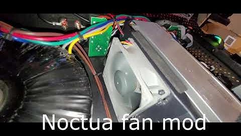 QSC GX3 Fan mod with Noctua quiet | Amplifier qsc