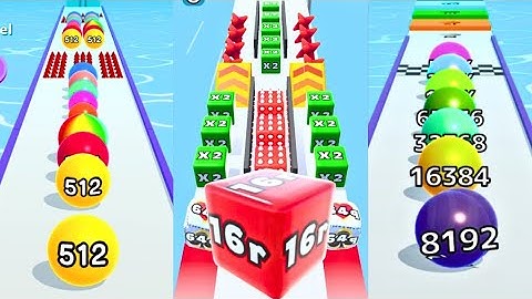 Ball Run 2048 VS Jelly Run 2048 [High Score 16R] VS Ball Run Infinity💥Ultimate 2048 Merge Challenge