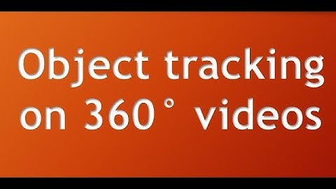 Demo: A Siamese Object Tracker Adapted for 360° Videos