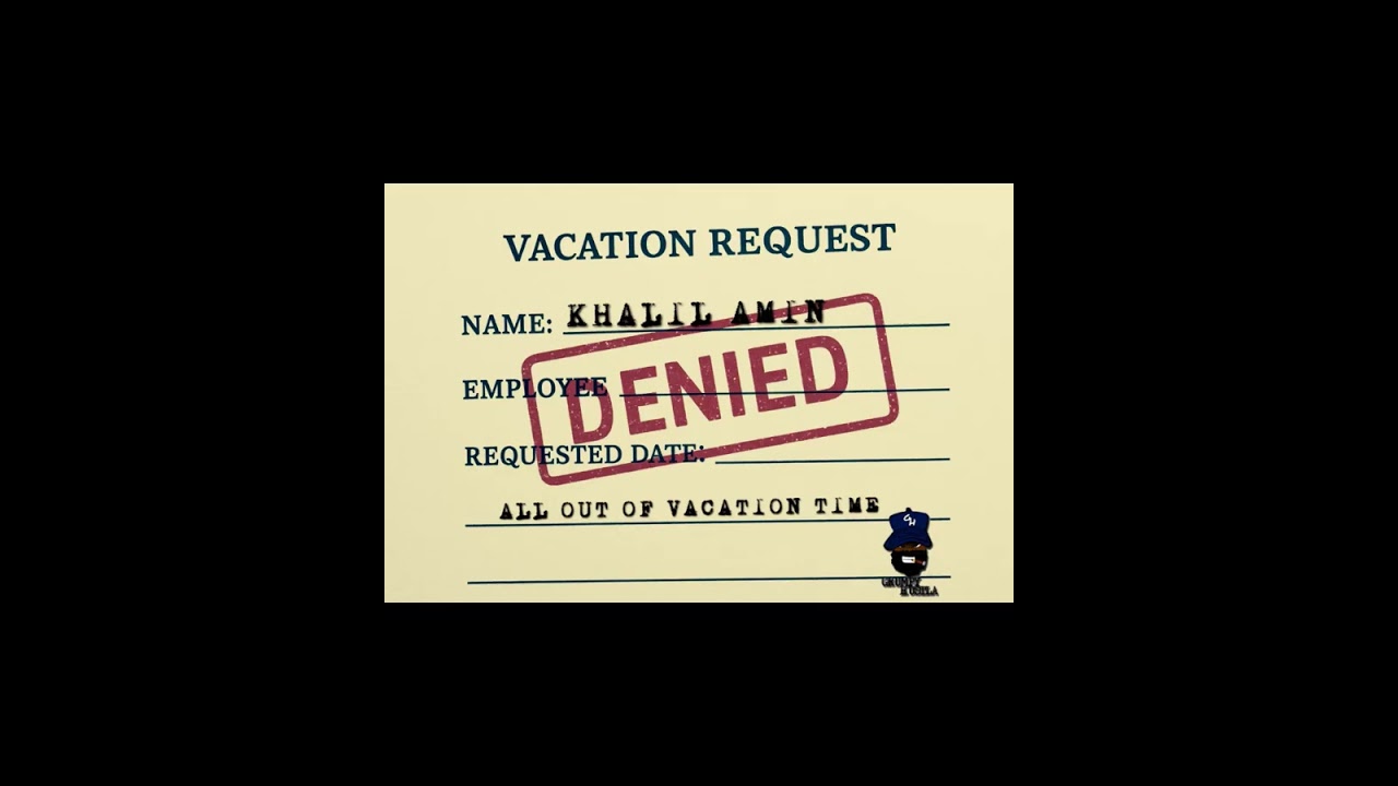 KHALIL AMIN-ALL OUT OF VACATION TIME(MIXTAPE)