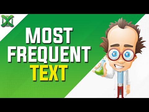 Most frequent text (dominant) | Excel Tips #46