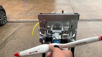 ASP FS-160 Twin Engine Converted to Gas