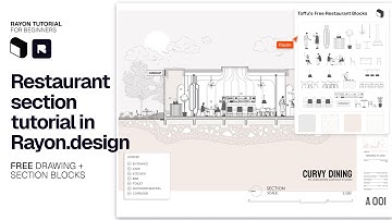 Detailed Section with Rayon.design | Technical Drawing Tutorial For Beginner Architects+ FREE Blocks