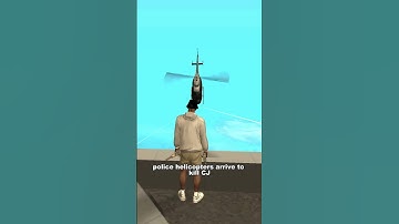 IF YOU CLIMB ON A TALLEST BUILDING WITH MAXIMUM WANTED LEVEL IN GTA GAMES #shorts #short #gta