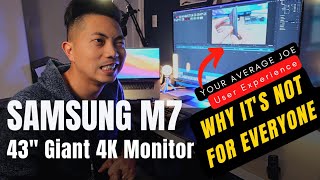 Обзор пользователя смарт-монитора Samsung M7 с диагональю 43 дюйма UHD