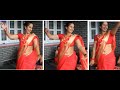 hot aunty dancing with deep navel