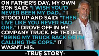On Father's Day, My Son Said, I Wish You'd Never Been My Dad. Then He Called The Cops On Me Ove...