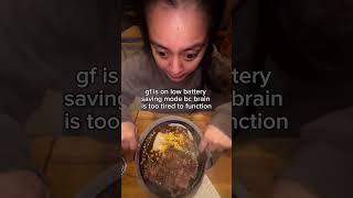 Just woke up from a nap \u0026 chose to get a late night bite #girlfriendmeme #japanesefood #couplecomedy