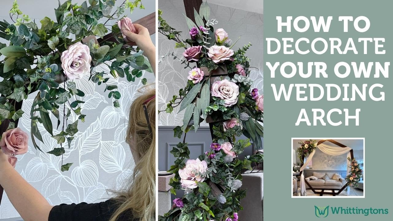 How to Decorate Your Own Wedding Arch Wedding Arch Decor With