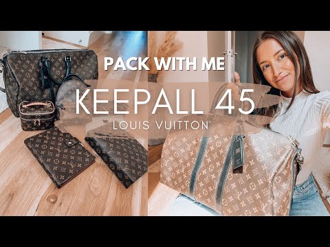 HOW I STYLE MY LOUIS VUITTON KEEPALL 45 DUFFEL BAG 💼 