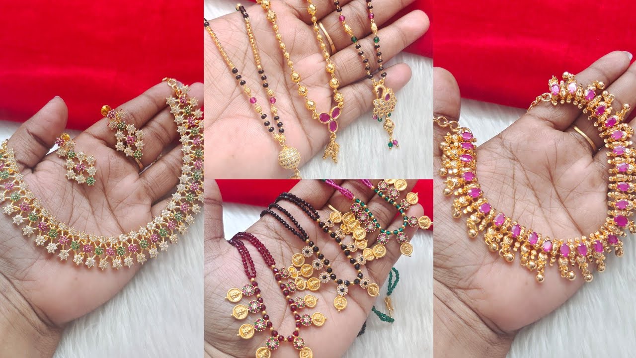 new arrivals in one gram gold jewellery 🦚🦚🦚6305985069 YouTube