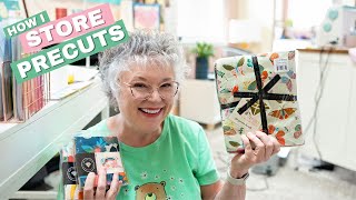 HOW I STORE MY PRECUTS | Viewer requested video | Fabric storage ideas