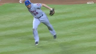 NYM@MIA: Murphy's two barehanded plays rob Gordon