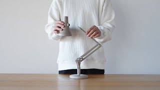 アングルポイズ/Anglepoise 90 mini miniの組み立て方法と調光機能