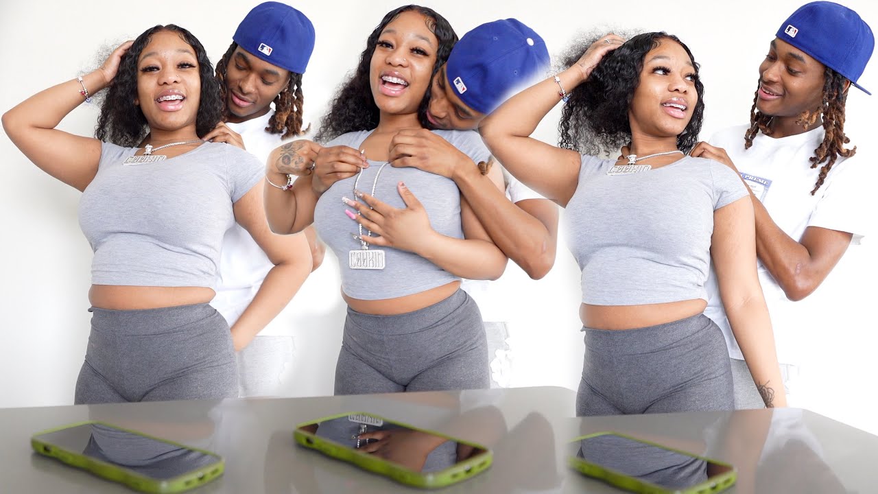 ОБНИМАЮ ЭРИКУ СЗАДИ, ЧТОБЫ УЗНАТЬ ЕЕ РЕАКЦИЮ😅😍...