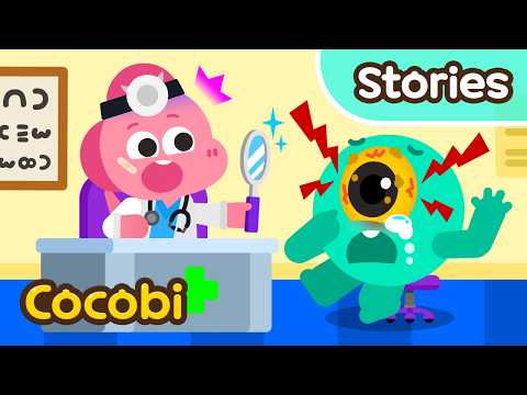 There's a Germ in the Monster's Eye!😱 | Monster Hospital | Kids Cartoon | Cocobi