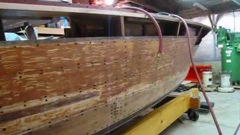 Cutting and Fitting Dutchman on Chris Craft Hull (Preview)
