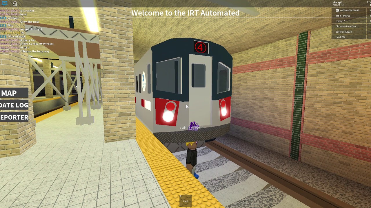 Roblox Irt Automated Metro Update Youtube - roblox runaway subway roblox train crash seires episode 1 youtube