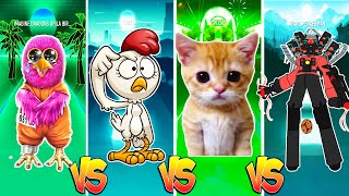 OPILA BIRDS 🆚️ CHICKEN DANCE 🆚️ CHIPI CHAPA 🆚️ TITAN SKIBIDI TOILET