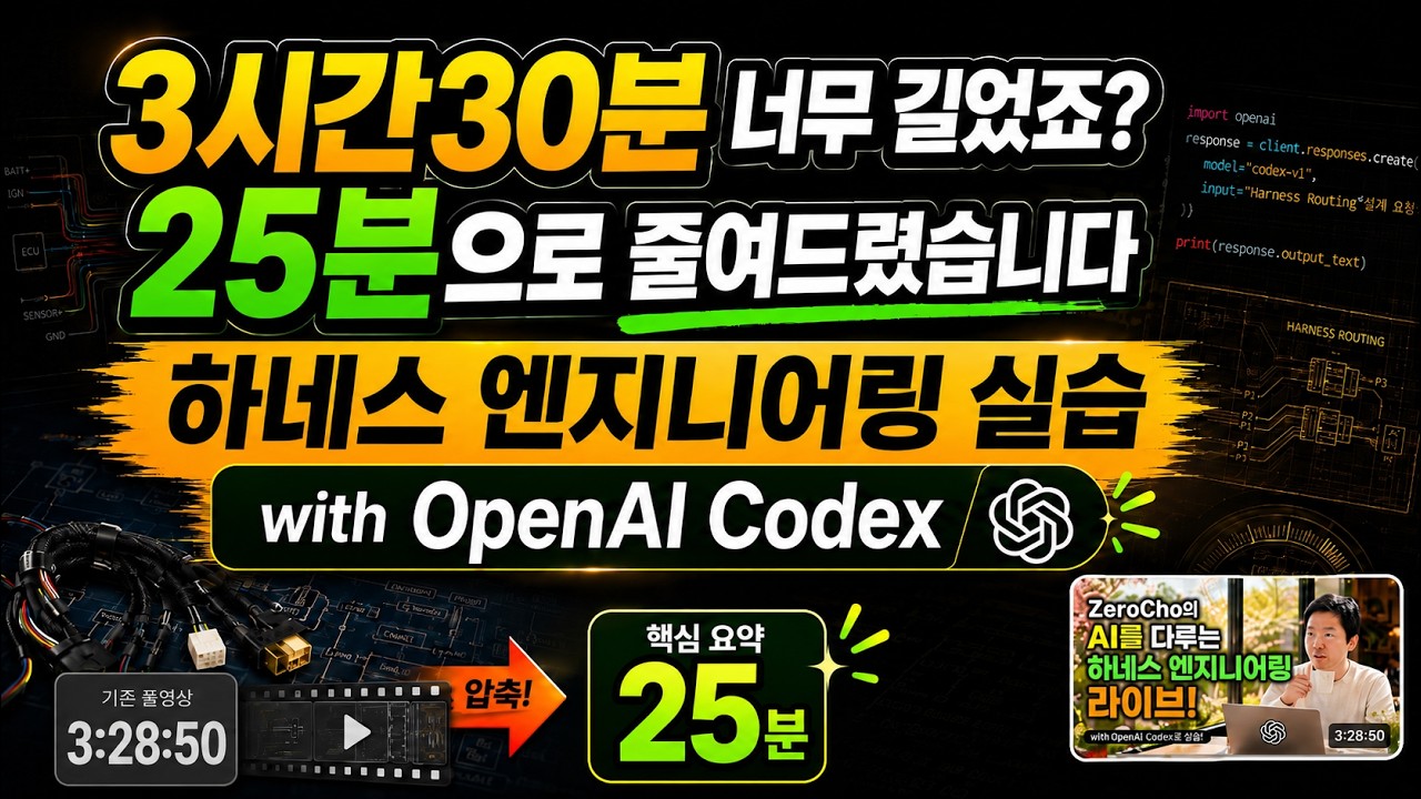 OpenAI Codex로 하는 하네스 엔지니어링 실습 요약본!! 라이브 너무 길어서 망설였던 분들 이걸로 보세요.