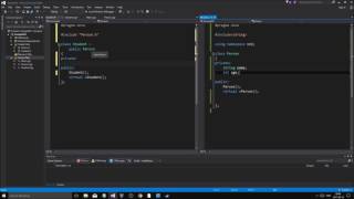 C++ Example 60 - Basic Inheritance and polymorphism/virtual functions (part 1)