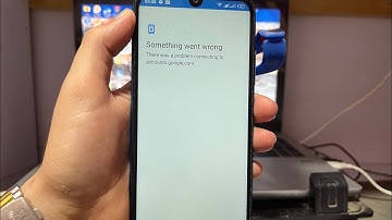 Something went wrong there was a problem connecting to accounts . google.com