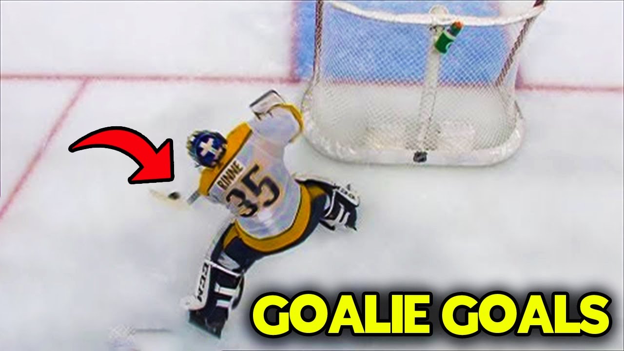 NHL Goalies Scoring Goals YouTube