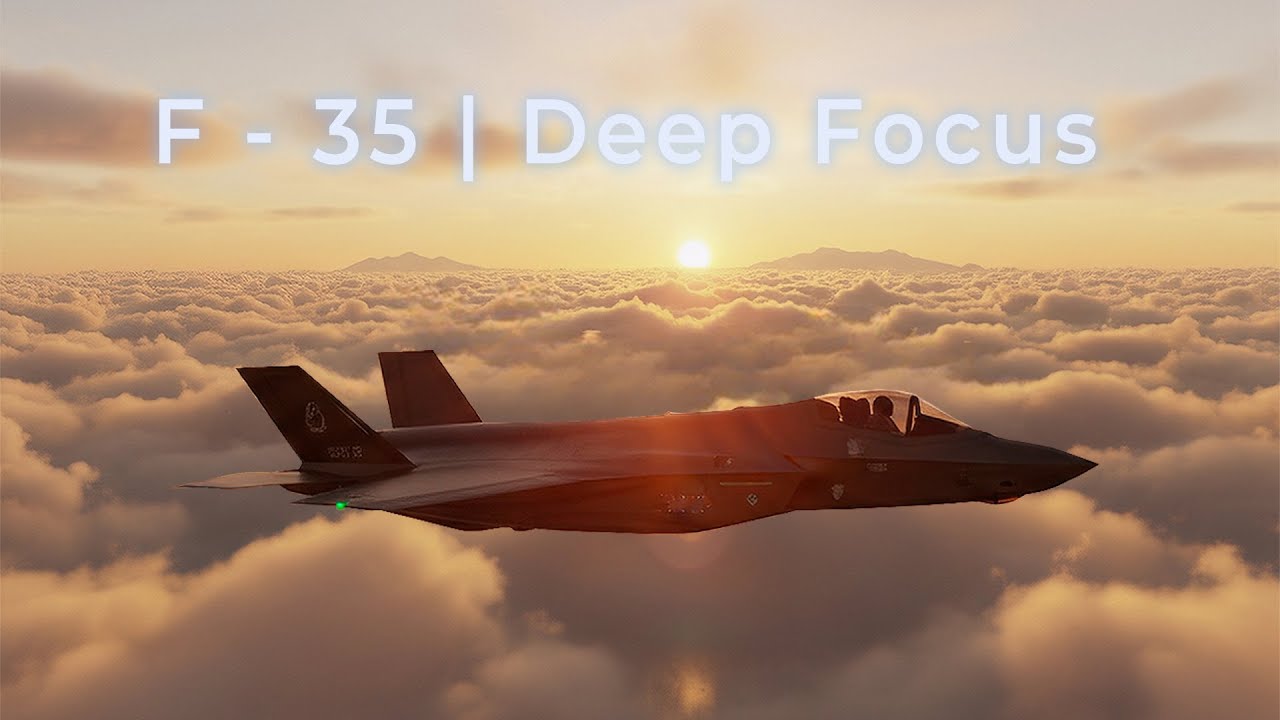 F-35 Lightning II Ambient Cockpit 90min | Original AI Music