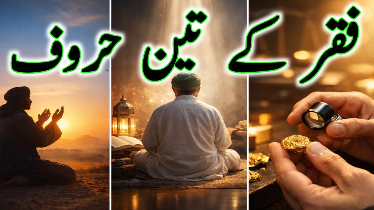 فقر کے تین حروف — رازِ فقر|The Three Letters of Faqr – Hidden Meaning