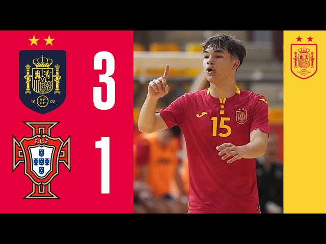 FÚTBOL SALA, CRÓNICA, La Selección Española de Fútbol Sala Sub-17 no da  opciones a Portugal (1-4)