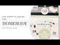 The Happy Planner Girl - Homebody Mini Sticker Book Flip-through