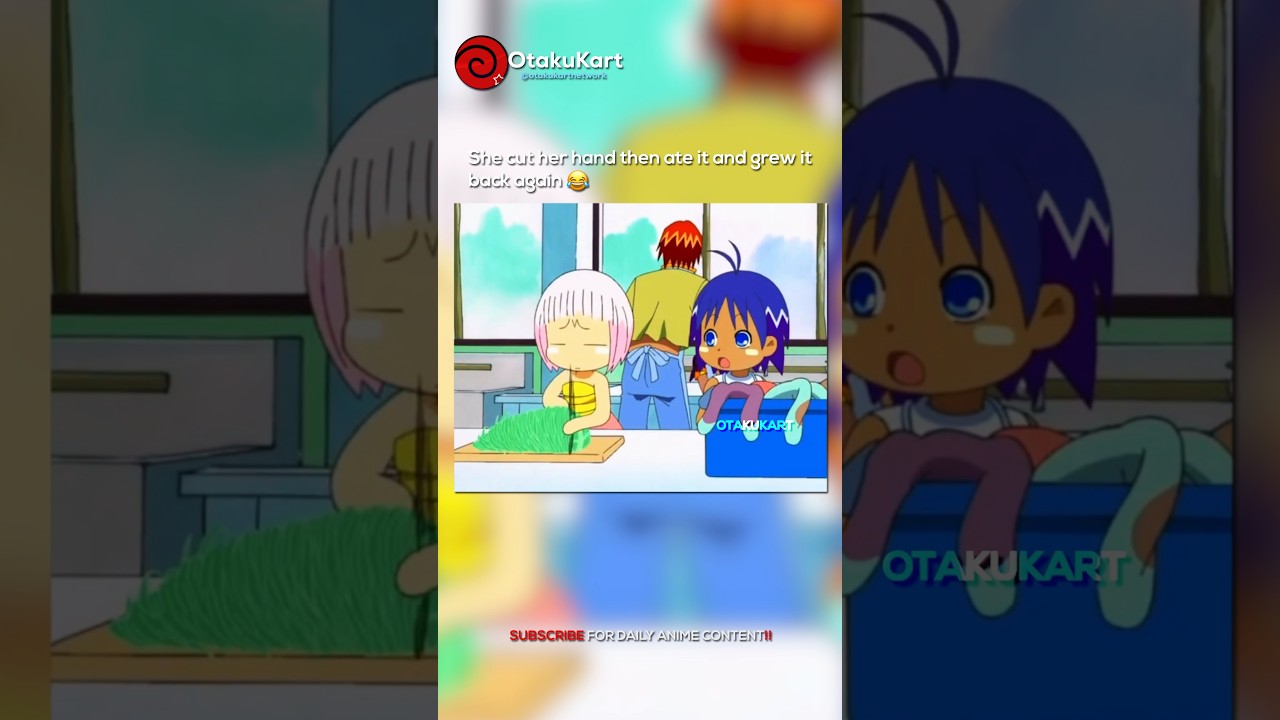 She cut her hand then ate it and grew it back again 😂 #anime #animeedits #animeshorts #shorts
