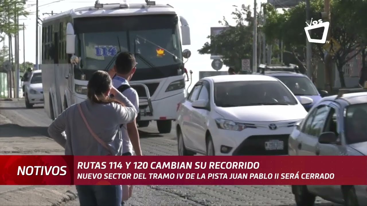 Rutas 114 y 120 en Managua reestructuran su recorrido