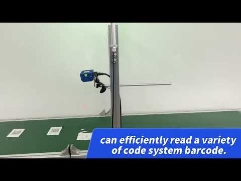 A6500 Industrial Fixed Mount Barcode Scanner Test Video