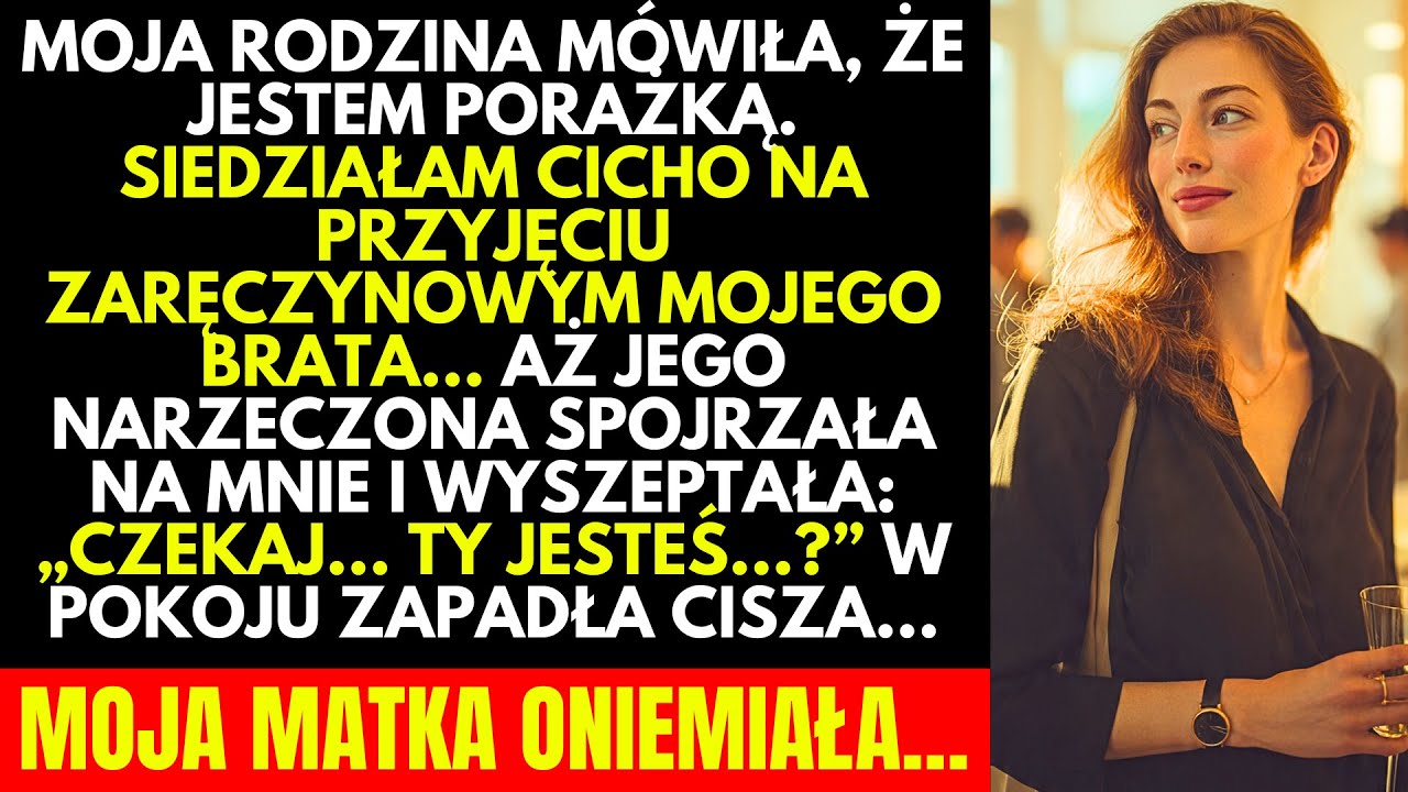 Moja rodzina uważała, że jestem porażką… aż narzeczona mojego brata nazwała mnie „szefową”.