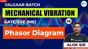 Phasor Diagram | Mechanical Vibration | Lec 16 | GATE ME 2021 Exam