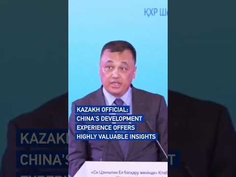 Kazakh official: China's development experience offers highly valuable insights