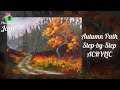 Autumn Path - Step by Step Acrylic Painting Tutorial