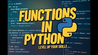 Learn Python Functions in 10 Minutes GUARANTEED! | Python Tutorial For Beginners