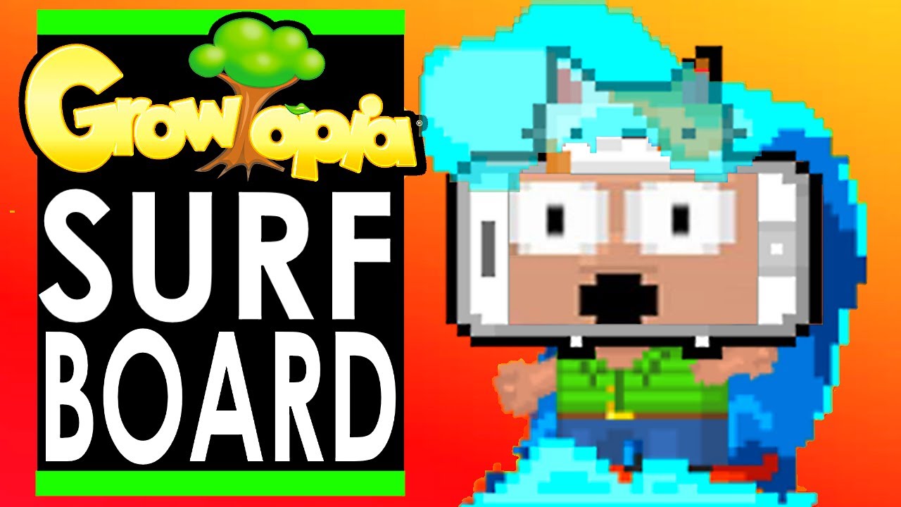 NEW ITEM! Ride Anywhere SURFBOARD in Growtopia! YouTube