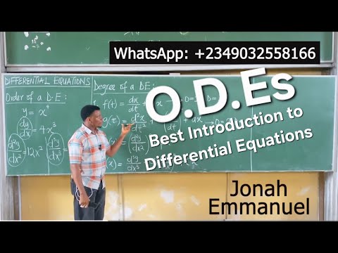 Types Of Differential Equations Class 12