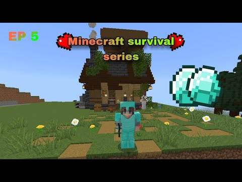 I make a full diamond armor in minecraft pe || ep 5 - YouTube