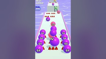 Ball Run 2048 - All Levels Gameplay Android, iOS (Levels 696-716)