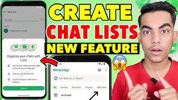 WhatsApp Lists New Feature | WhatsApp Chat Lists Update | WhatsApp New Update |WhatsApp Custom Lists